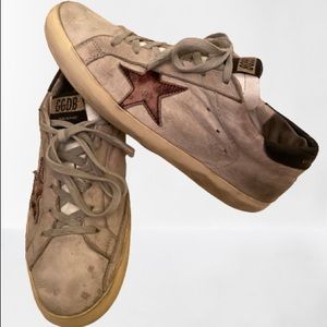 Golden Goose Superstar Mixed Leather Sneakers